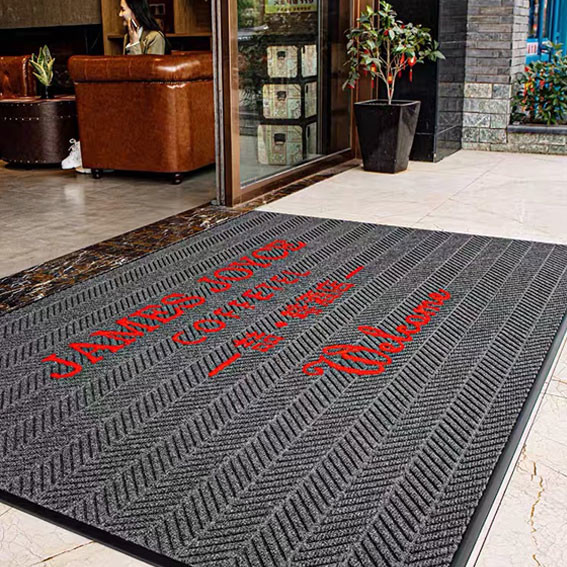 Quality 8MM Heavy Duty Entrance Mats Commercial Punch Needle Large Logo for sale