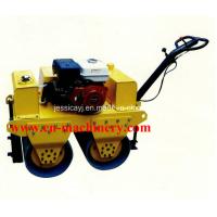 China Walk Behind Double Drum Hydraulic Vibratory Road Roller of Construction Machinery factory