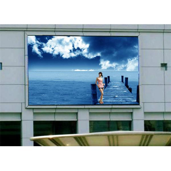 Quality High Resolution P10mm Outdoor Fixed LED Display With Strong Cabinet 9-400m View Distance for sale