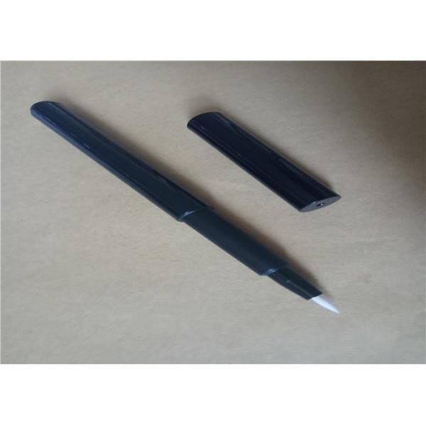 Quality Simple Style Felt Tip Eyeliner With Steel Ball , Black Pencil Eyeliner Plastic Material for sale