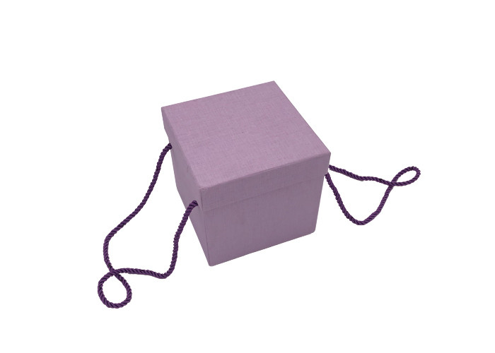 China Elegant Paper Gift Packaging Box Exquisite Cotton Handle Recyclable Feature factory