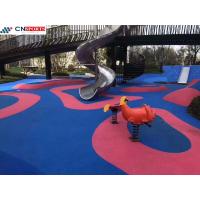 China EPDM Rubber Flooring ISO Outdoor Playground Rubber Mats factory