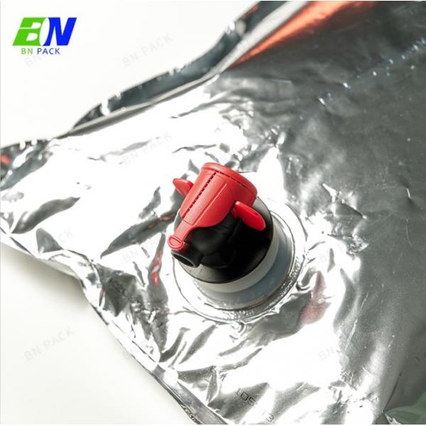 Quality 20L Food Grade Bag in Box Packaging Aluminum Foil Wine Bag Red Water Beer for sale