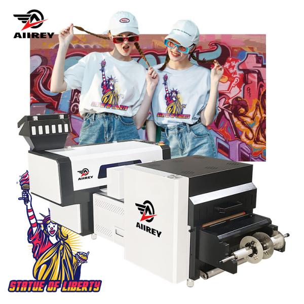 Quality A2 T - Shirt DTF Printer Machine Double Head Nine Color CMYK W LC LM NM NY for sale