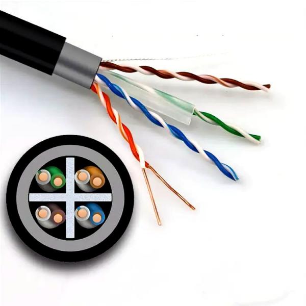 Quality Double Sheath Cat6 Lan Cable UTP Network Pure Copper For Outdoor for sale