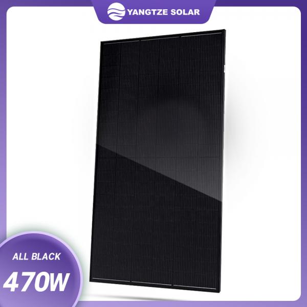 Quality CE Certification 470W Full Black Mono Facial Panel Solar 450 Watts Monoperc Znshine Solar for sale