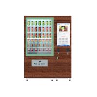 China Belt Lift System Fridge Vending Machine For Salad / Fruit / Vegetable Sale factory