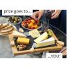 China High End Professional Bamboo Cheese Board Set With Slate And Knife Sets factory