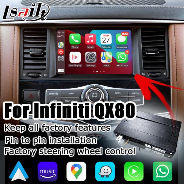 Quality Infiniti QX80 OEM style Android auto wireless carplay upgrade solution for sale