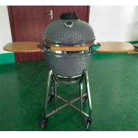 China Green SGS Pizza Charcoal Ceramic 18 Inch Kamado Grill for sale