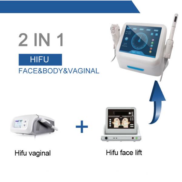Quality HIFU Facial Vaginal 2 In 1 Machine For Face Lift Vaginal Tighten And Skin for sale