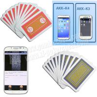China Italy NTP Omaha Game Marked Poker Cards for CVK 350 /Iphone Poker Analyzer factory