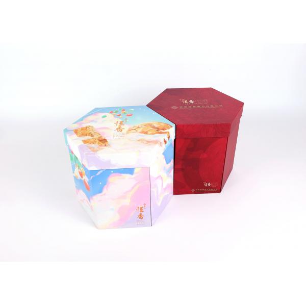Quality Luxury Hexagon Shape Cardboard Candy Box Cosmetic Jewery Storage Rigid for sale