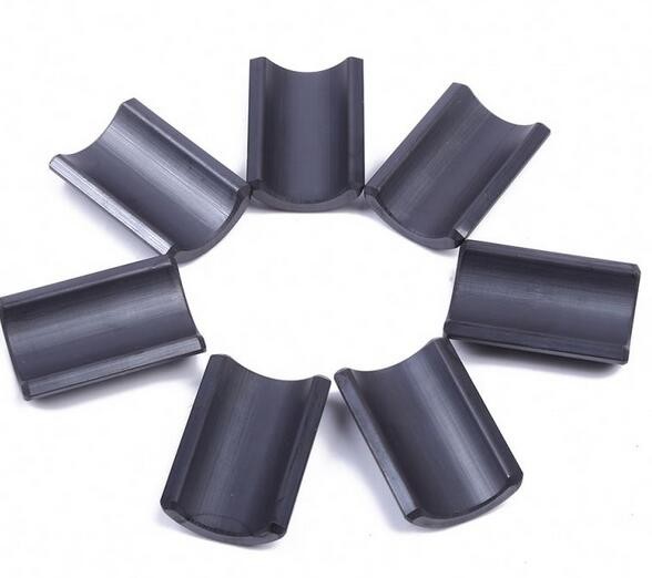Quality Arc Block Hard Electric Motor Sintered Ferrite Magnets for sale