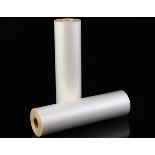 Quality High Glossy 17 Miu  Hot Melt Bopp Thermal Lamination Film 3500mm Length for sale