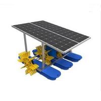 China 2 Impeller Solar Paddle Wheel Aerator factory