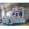 China Snow Theme Inflatable Jumping Castle , 4×6 Meter Slide Castle Inflatable Slide factory