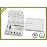 China Small Size Fiber Optic Termination Box SC Adapters White Color For FTTH factory
