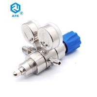 China AFK SS R31 Precision Pressure Gauge Helium Gas Regulator Two Stage factory