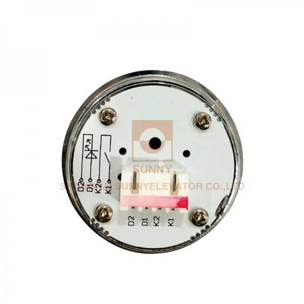 Quality Round 42mm Elevator Push Button With EN81-70 / Otis Lift Buttons for sale