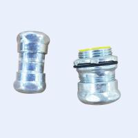 China Insulated Pvc EMT Compression Connector Coupling 3 4 Electro Galvanized factory