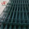 China 200*50mm PVC Coated Airport Welded Wire Mesh Fence Panel Convenient Installation factory