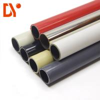Quality Anti Rust Pe Coated Steel Pipe Custom Size 0.8 - 2.0mm Thickness Ivory Color for sale