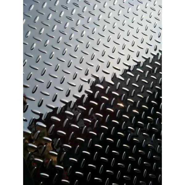 Quality Checkered Plate Stainless Steel Sheet 24 X 48 2400 X 1200 Patterned Textured 304 for sale