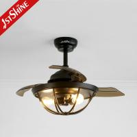 China OEM 36 inch Retractable Ceiling Fan Light CCC CE ROHS SAA CB ETL Approved factory
