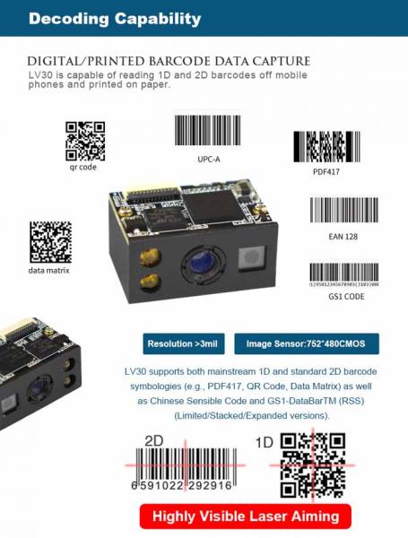 LV30 Mini image 2D scanning engine