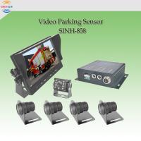 China Fire Truck Parking Sensor Monitor System 7 Inch Monitor Backup Reverse Camera with 8 Sensor factory