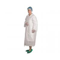 China Earth - Friendly Disposable Plastic Lab Coats , Disposable White Coats factory