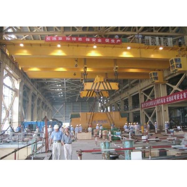 Quality Remote Control 10.5M-31.5M Span 50T DG EOT Crane For Steel Factory for sale