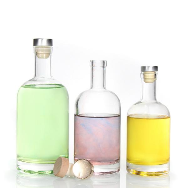 Quality 700ml 750ml Glass Liquor Bottles Spirit Alcohol Container ODM for sale