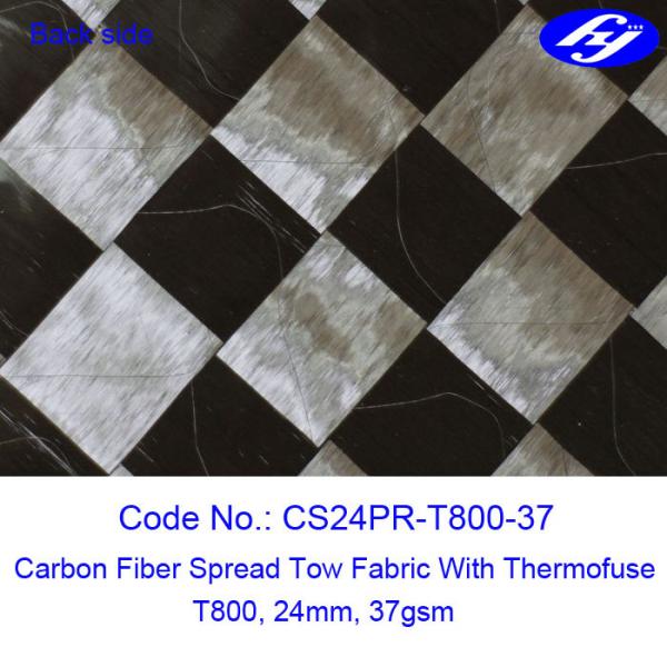 Quality Ultra Thin Carbon Fiber Fabric 12K T800 Wide 37GSM Carbon Fiber Spread Tow for sale