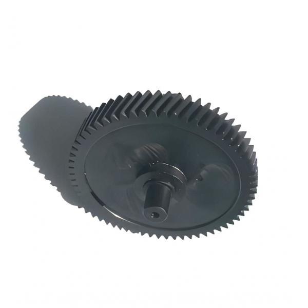 Quality Helical Molded Plastic Gear Shaft Black Color For Music Instruction for sale