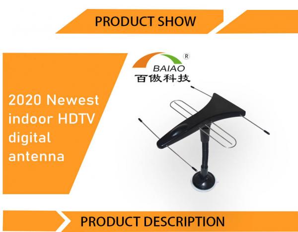 4K 25db High Gain Hd Dtv Box Outdoor Yagi Active Digital Amplified Tv UHF Antenna Indoor 470-862mhz 2.0:1 Max 224*224mm 5-6dbi