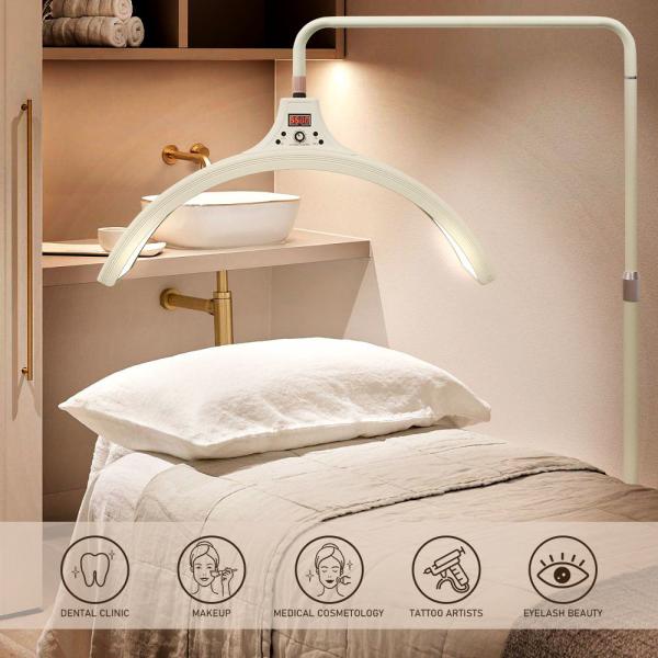 Quality 60W LED Half Moon Light 26 Inch Eyelash Fill Lamp For Beauty Skincare Lashes  Eyebrows for sale