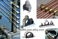 China Cushion clamps, stainless steel cushion clamps with rubber inside factory