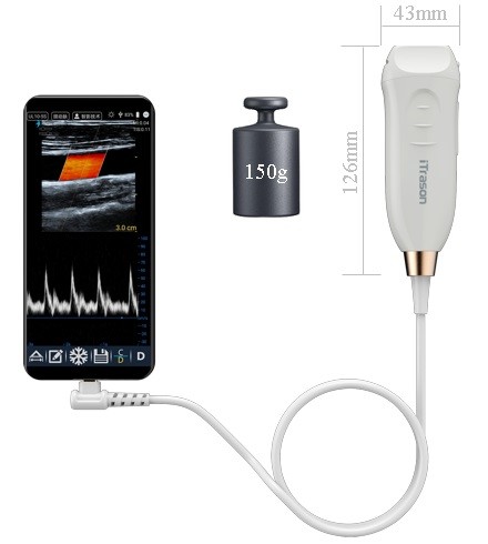 Quality 64 Channel 20mm Depth Handheld Ultrasound Scanner For Peripheral Vascular for sale