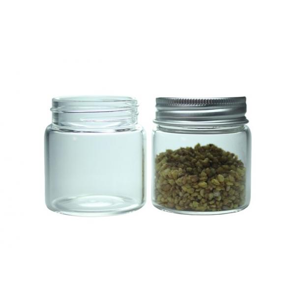Quality 47*50mm 50ml Wide Mouth Screw Thread Mouth Glass Jar Container for sale