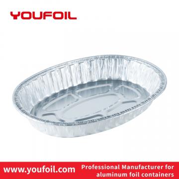 Quality Microwavable Disposable Aluminum Foil Food Tray Food Storage Nontoxic for sale
