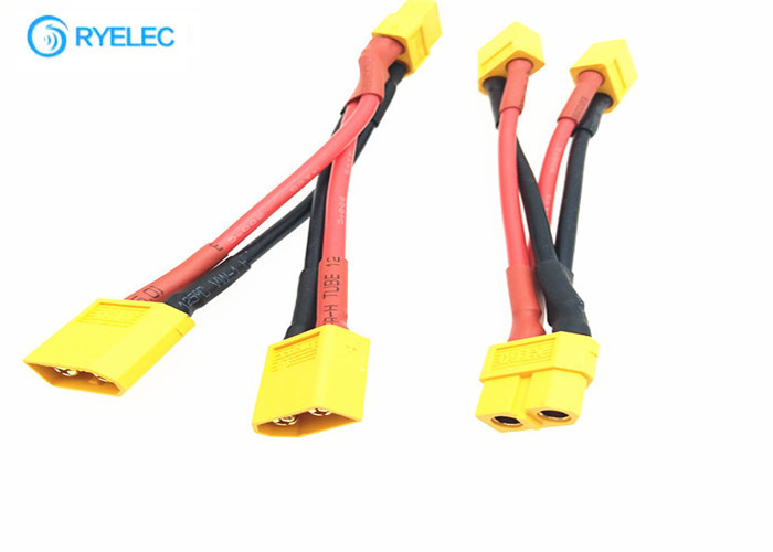 China DJI Phantom Quadcopter Battery Gimbal Parallel Cable XT60 Connector 1 Female To 2 Male factory