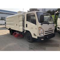 China JMC 4X2 LHD Diesel Engine Vacuum Road Sweeper Truck factory