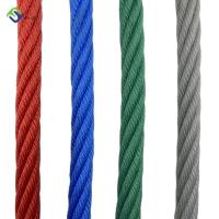 Quality UV Resistant Combination Wire Rope 6 Strand 16mm Polyester Customized for sale