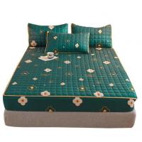 China Home Quilted Fittings Custom Printed Brushed Mattress Protectors for Bed Protection Pad factory