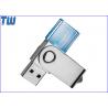 China Swivel Cap 16GB Thumb Drive Stick Mini Crystal LED Light 3D Logo factory