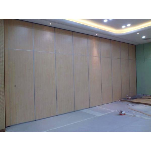 Quality Melamine Board Gym Acoustic Partition Wall / Ballroom Soundproof Folding Walls for sale