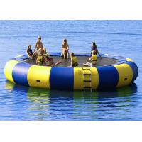 China Custom 1000D DWF Water Toys Aqua Jump Inflatable Water Trampoline/ Floating Water Trampoline factory