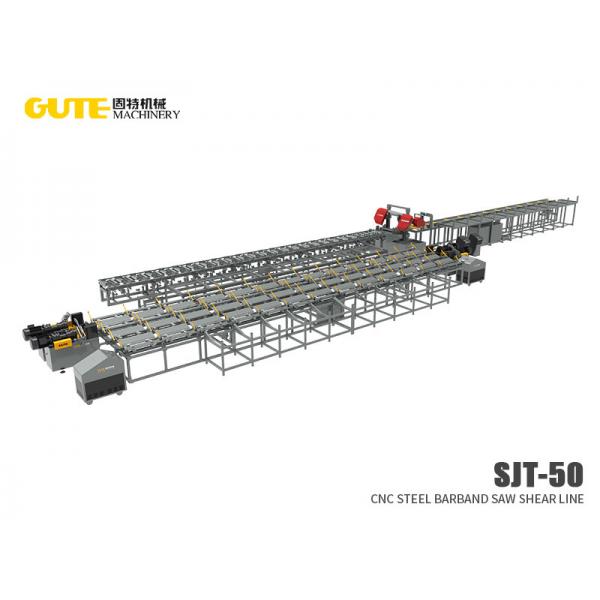 Quality GUTE Rebar Saw Shear Line 380V 220V 440V Steel Bar Shear Cutting for sale